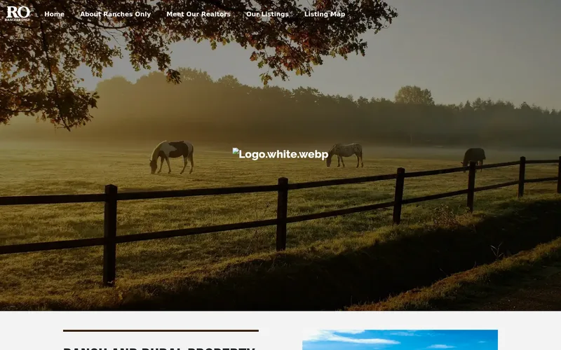 Ranches Only website