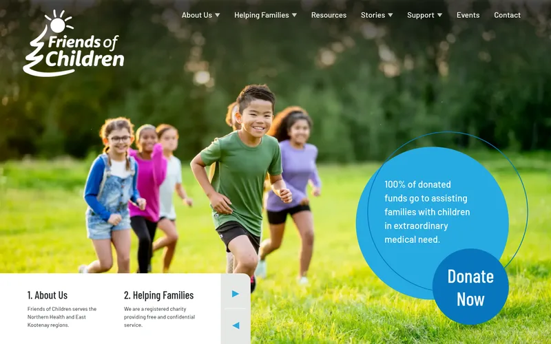 Friends of Children website