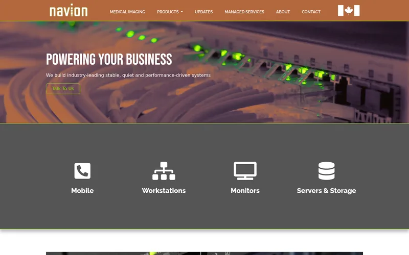 Navion Computers & Medical Imaging website