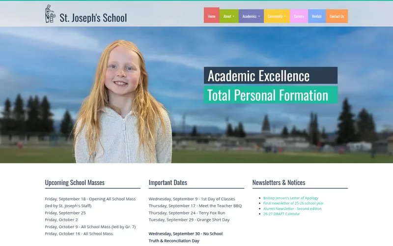 St. Joseph's School website
