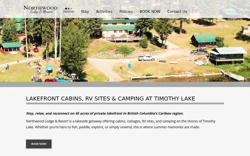 Northwood Resort website