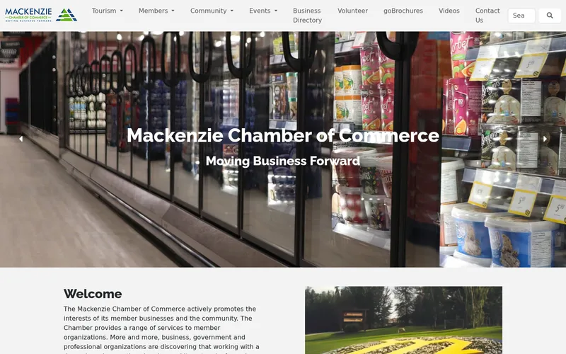 Mackenzie Chamber of Commerce website